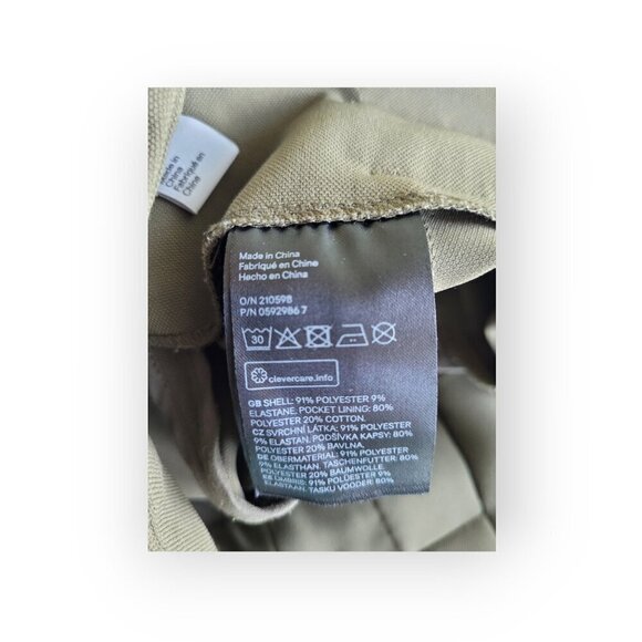 Belted Wide-Leg Palazzo Pants in Olive by H&M - Picture 10 of 11